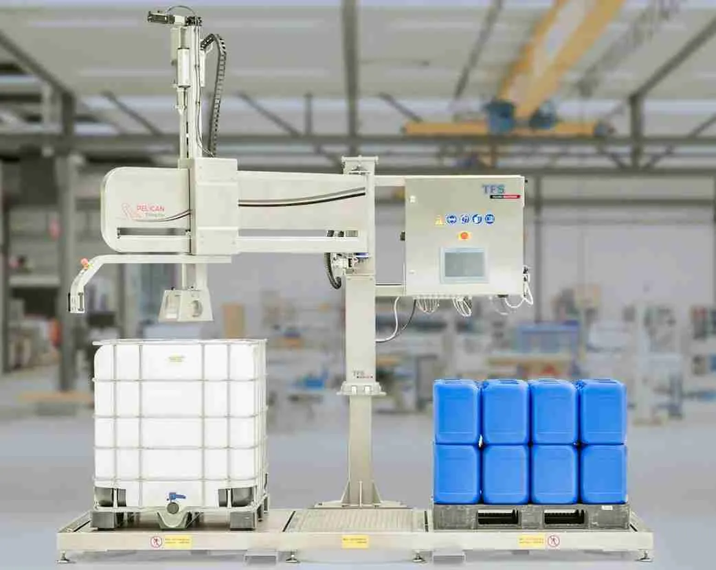 Pelican Filling Line halfautomatische afvulmachine voor IBC's
