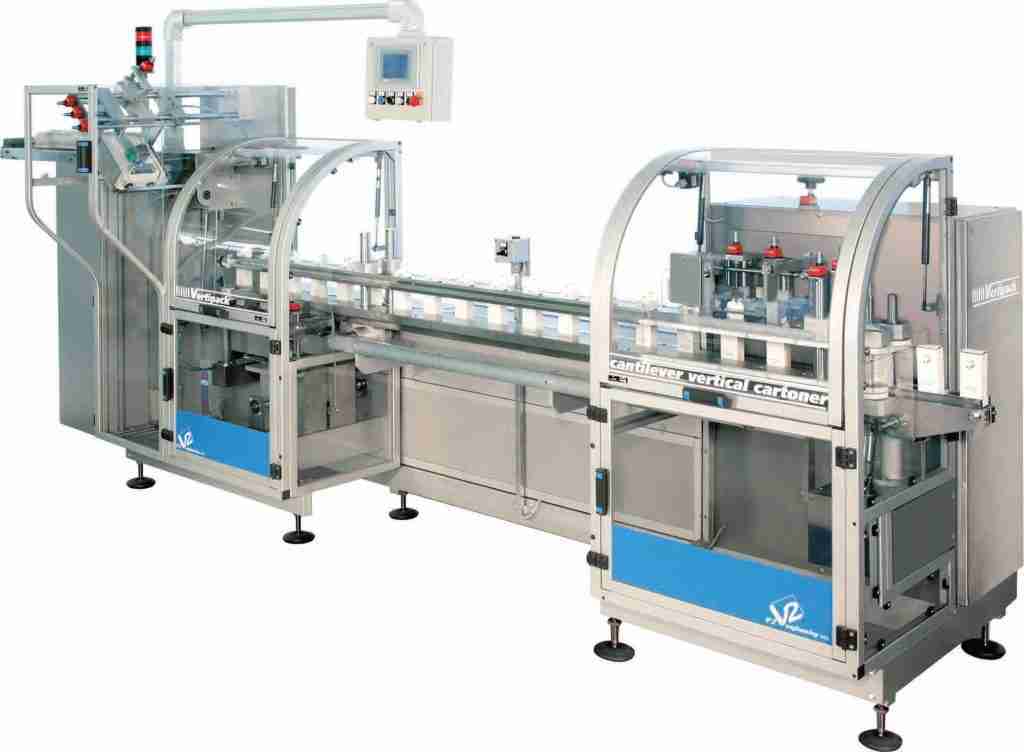 Verticale kartonneermachine type Vertipack